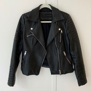 Zara Faux Leather Jacket